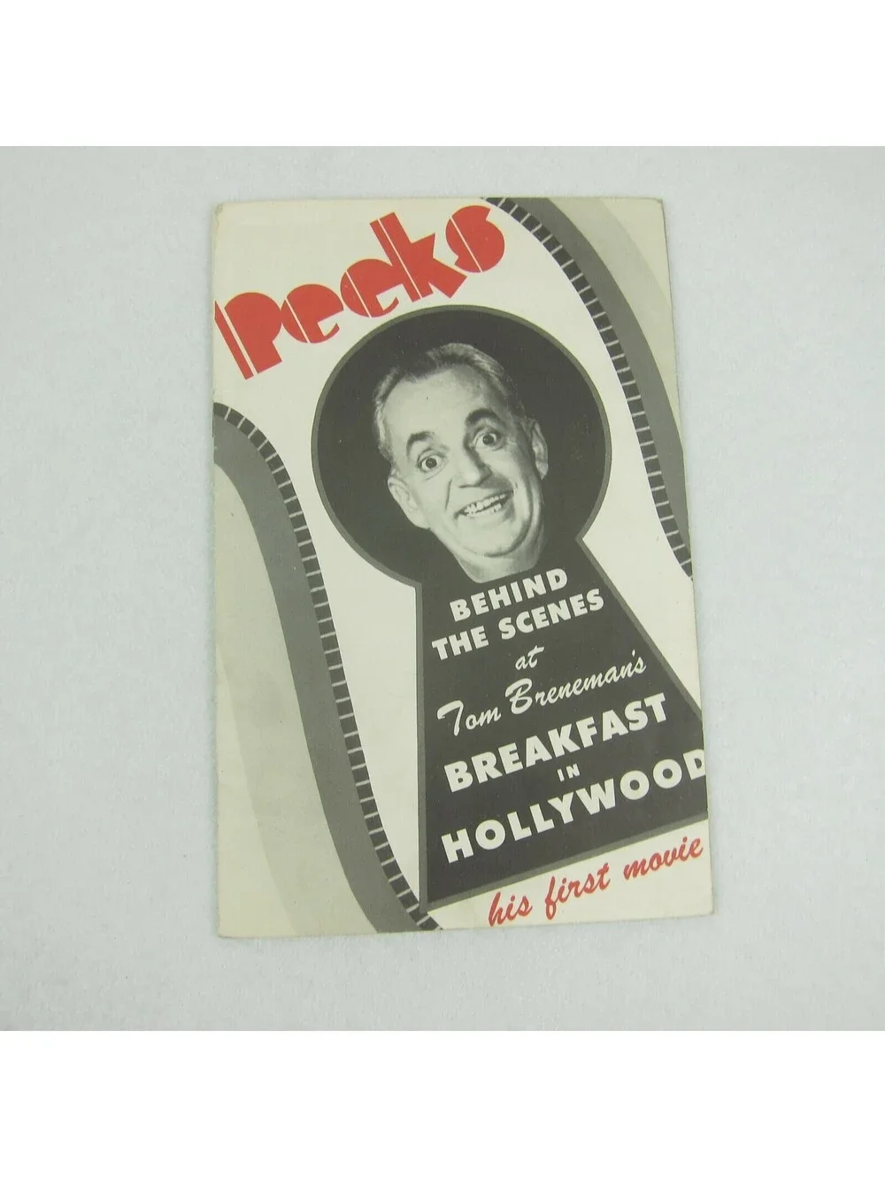 Vintage 1946 Tom Breneman Peeks Magazine Behind Scenes Breakfast in Hollywood